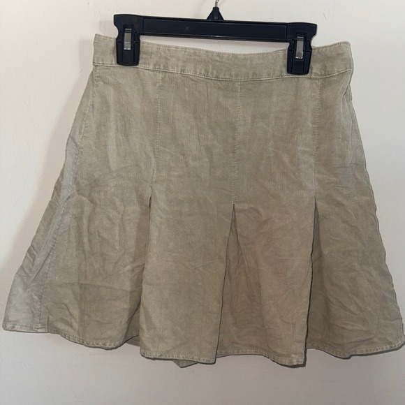 Altar'd State Dresses & Skirts - Altar'd State Corduroy Mini Skirt Light Sage Green Pleated Size S NEW